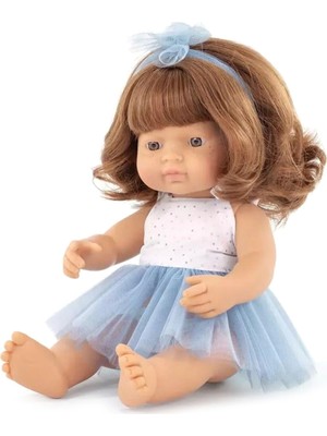 Miniland Kızıl Saçlı Kız Oyuncak Bebek 38 cm