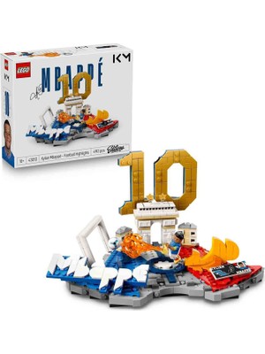 LEGO Editions Kylian Mbappé Unutulmaz Futbol Anları 490 Parça 10+ Yaş Dekoratif Futbol Modeli Yapı Oyuncağı 43013