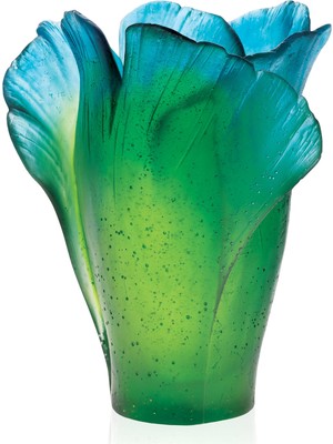 Daum Ginkgo Medium Kristal Vazo