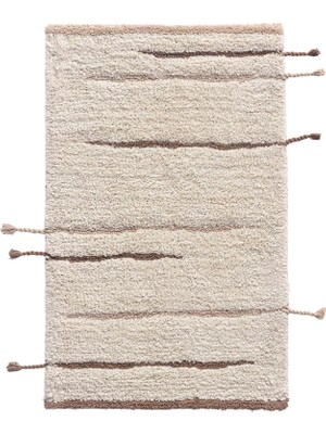 İrya Earth Kahverengi Pamuklu Tekli Banyo Paspası 50 x 80 cm