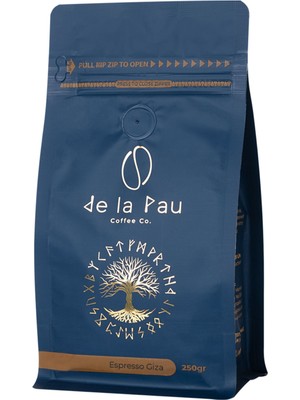 De La Pau Espresso Giza %100 Arabica Blend Öğütülmüş Kahve 250 gr