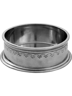 King's Pewter Kalay Şarap Şişesi Altlığı 10 cm