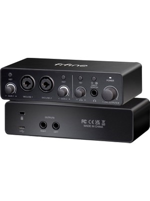 Fifine Ampli 3 USB Stüdyo Ses Kartı 2 Giriş 2 Çıkış 24BIT/192KHZ Windows/mac/ıos/android Ses Kayıt Cihazı