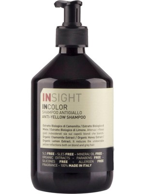 INSIGHT Incolor Antiyellow Shampoo Sarı Yansıma Önleyici Şampuan 400 ml