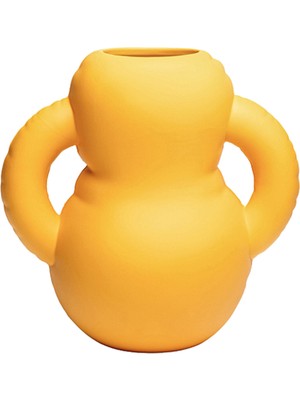 Home Stüdyo Oscar Yolk Matte Sarı Seramik Vazo