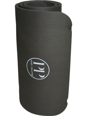 Port Pilates Siyah Pilates Matı 15 mm