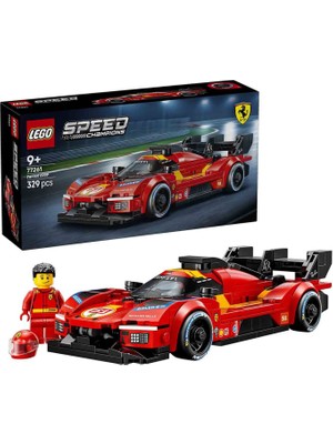 LEGO Speed Champions Ferrari 499P 329 Parça 9+ Yaş Yaratıcı Yapı Oyuncağı 77261