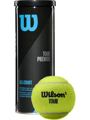 Wilson Tour Premier All Ct 3'lü WRT109400 Tenis Topu