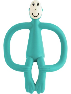 Matchstick Monkey Monkey Turkuaz Silikon Diş Kaşıyıcı