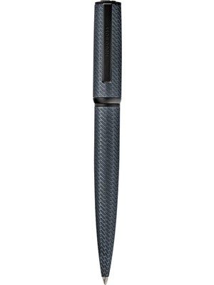 Hugo Boss Arche Pattern Gri Alüminyum Tükenmez Kalem