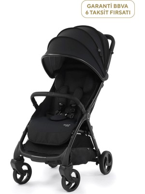 Eggz Just Black Tek Elle Kolay Katlanabilir Bebek Arabası