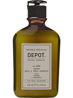 Depot No. 606 Sport Hair Body Nemlendirici Canlandırıcı Şampuan 250 ml