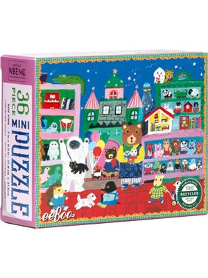 Eeboo Yumi's Mini Toy Time 36 Parça Çocuk Yapboz