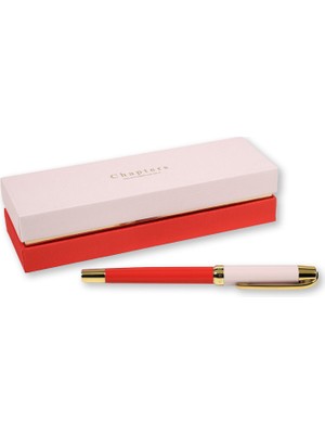 Chapters Signature Pen Pale Pink & Red 0,7 Uçlu Kalem