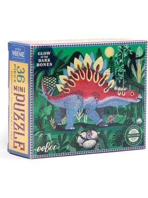 Eeboo Stegosaurus 36 Parça 3+ Yaş Mini Yapboz