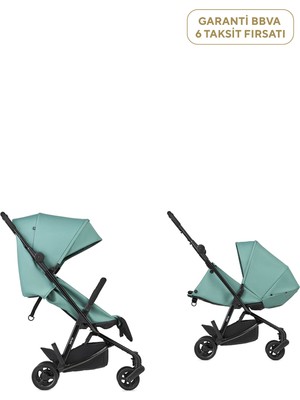 Anex Air-Z Ivy Yeşil Tek Elle Katlanan Kabin Boy Bebek Arabası