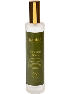 Radika Aromatherapy Rosemary Water Saç Köklerini Güçlendirici & Dökülme Karşıtı Doğal Biberiye Suyu 100 ml
