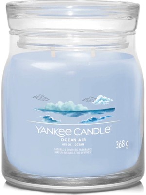 Yankee Candle Ocean Air Açık Mavi Orta Mum 368 G