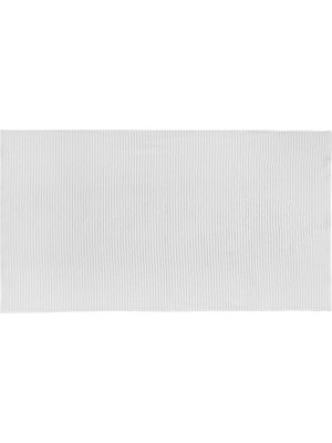L’appartement Terry Striped Fibrosoft ® Beyaz Pamuklu Tekli Banyo Havlusu 100 x 180 cm