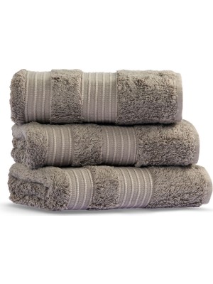 L’appartement London Warm Gray Bambu Tekli Banyo Havlusu 100 x 180 cm