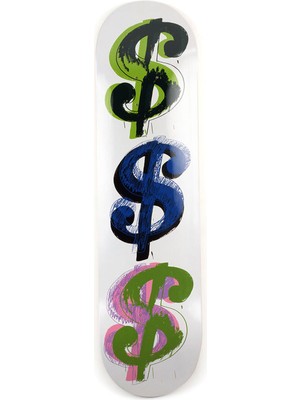 The Skateroom Andy Warhol Dollar Sign Kaykay Tablo