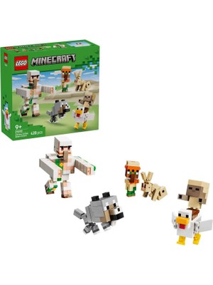 LEGO Minecraft Tavuk Jokey Çöl Saldırısı 428 Parça 9+ Yaş Yapı Oyuncağı 21592