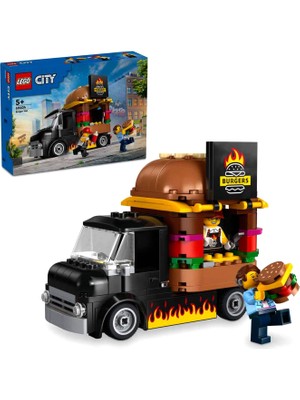 LEGO City Hamburger Kamyonu 194 Parça 5+ Yaş Yapı Oyuncağı 60404