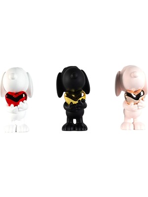 Leblon Delienne Snoopy Heart 3lü Heykel Seti