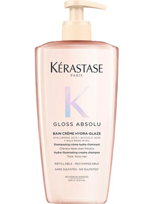 Kerastase Gloss Absolu Kalın Telli ve Elektriklenmeye Eğilimli Saçlar Için Nemlendirici Parlaklık Veren Kremsi Şampuan 500 ml