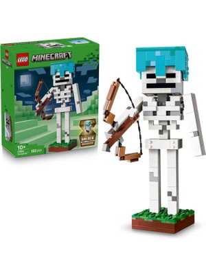 LEGO Minecraft Iskelet 10+ Yaş 502 Parça Yaratıcı Oyuncak Yapım Seti 21594