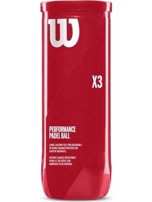 Wilson WR8900801001 X3 Padel Tenis Topu