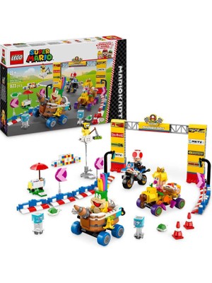 LEGO Super Mario: Mario Kart Baby Peach ve Grand Prix Seti 823 Parça 8+ Yaş Koleksiyonluk Yapı Oyuncağı 72036