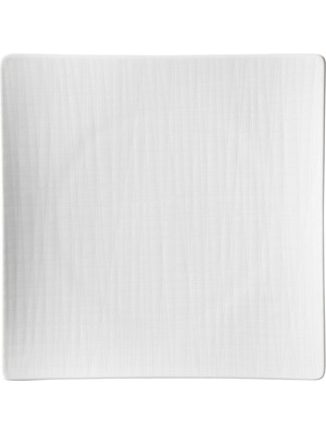 Rosenthal Mesh Beyaz Porselen Kare Yemek Tabağı 27 cm