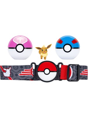 Pokemon Clip 'n' Go Poke Ball Kemer ve Figür Oyuncak Seti PKW4167