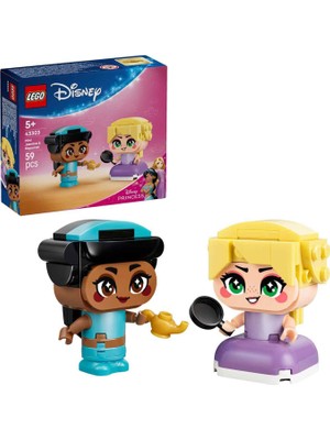 LEGO Disney Princess Mini Yasemin ve Rapunzel 59 Parça 5+ Yaş Yapı Oyuncağı 43303