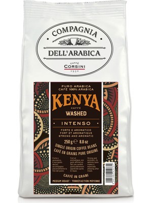 Caffe Corsini Kenya Çekirdek Kahve 250 gr