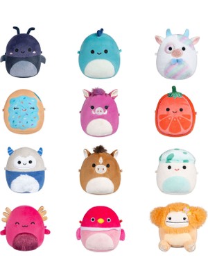 Squishmallows Micromallows 12'li Peluş Oyuncak Koleksiyon Paketi