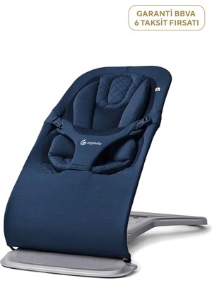 Ergobaby Evolve Knit Midnight Blue Sallanan 3'ü 1 Arada 0-15 kg Ana Kucağı