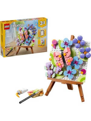 LEGO Creator 3’ü 1 Arada Çiçekli Tablo 8+ Yaş 348 Parça Çerçeve Veya Palet ve Resim Olarak Inşa Edilebilen Yapım Seti 31390