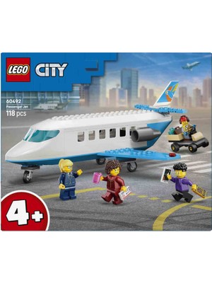 LEGO City Yolcu Jeti 4+ Yaş 118 Parça Yaratıcı Oyuncak Yapım Seti