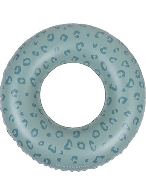 Swim Essentials Green Leopard Unisex Çocuk Yüzme Simidi 90 cm