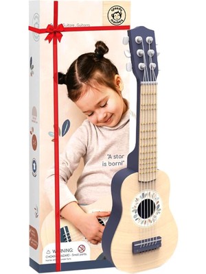 Speedy Monkey Ahşap Oyuncak Gitar