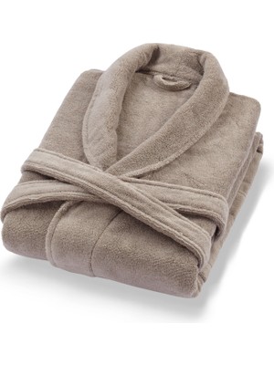 L’appartement Chicago Fibrosoft ® Warm Gray Pamuklu Unisex Bornoz