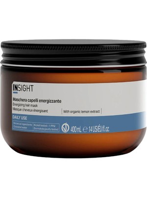 INSIGHT Daily Use Energizing Besleyici Günlük Saç Maskesi 400 ml