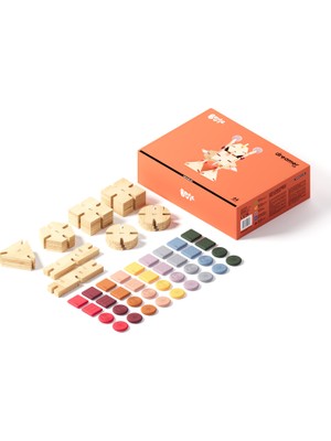 Bavvic Dreamer Set Ahşap Yapı Oyuncağı