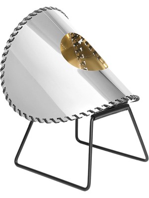 Uniqka Zero Gümüş Metal Ayaklı Dekoratif Aydınlatma