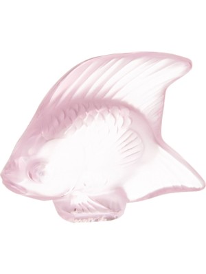 Lalique Pembe Kristal Obje