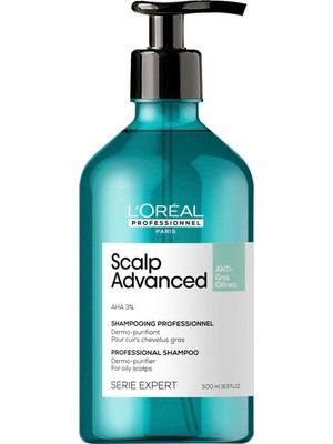 L'Oréal Professionnel Serie Expert Scalp Advanced Yağlanma Karşıtı Profesyonel Şampuan 500 ml