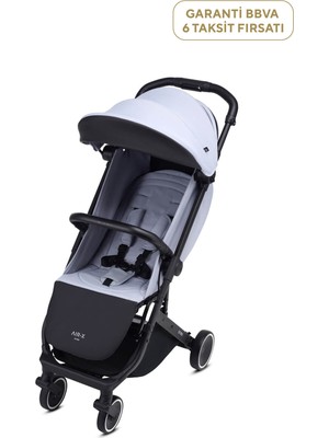 Anex Air-X Gri Tek Elle Katlanan Kabin Boy Bebek Arabası