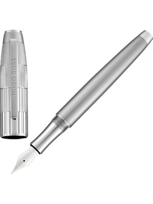 Hugo Boss Striato Chrome Gri Dolma Kalem